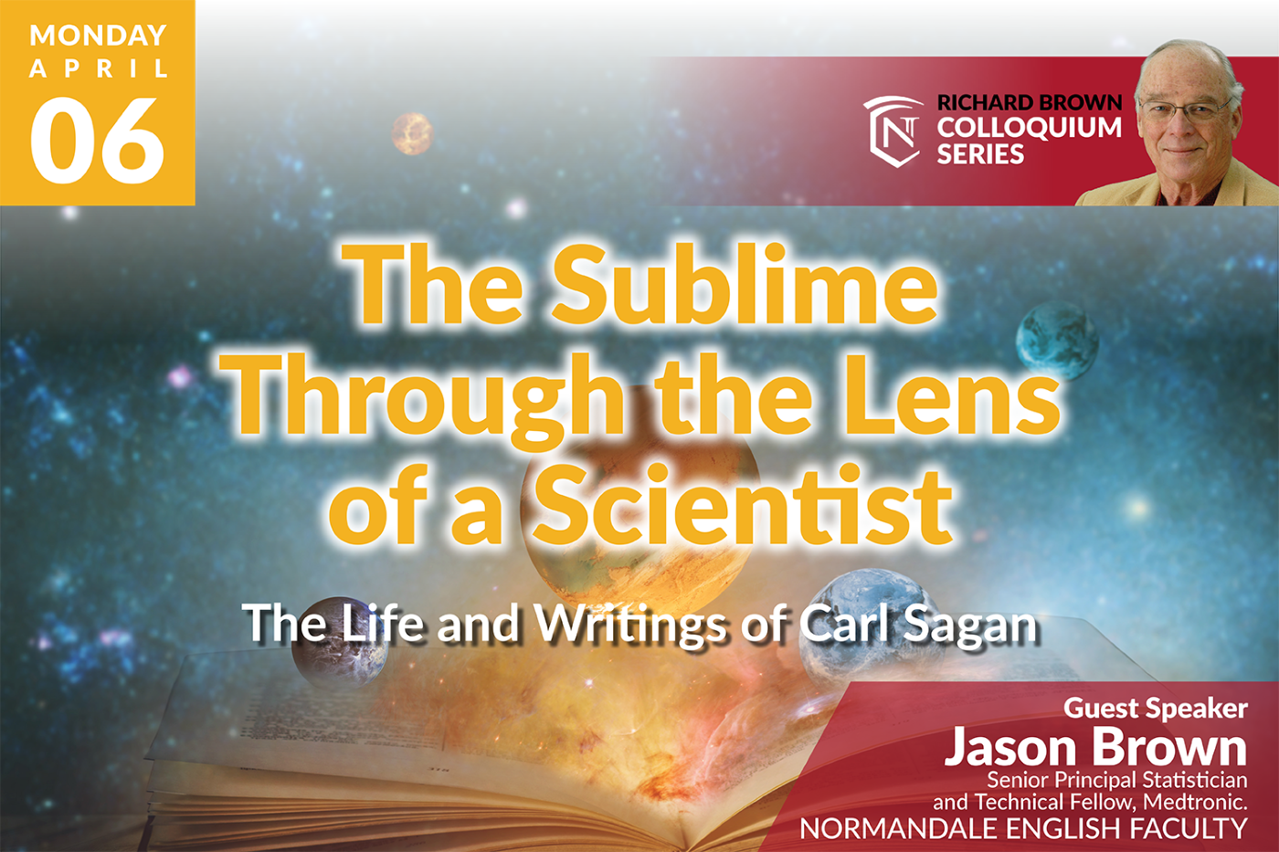 Poster for April 6 Colloquium Series Session